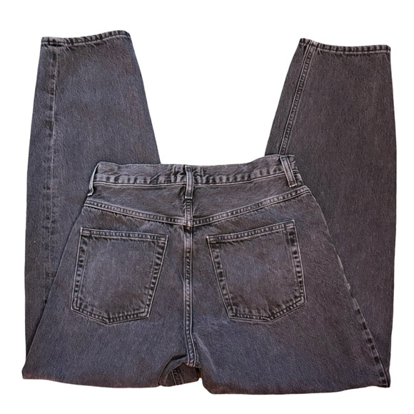 Agolde Tapered Baggy Jean in Washed Black High Rise Button Fly 80s Inspo Size 27 - Picture 7 of 13